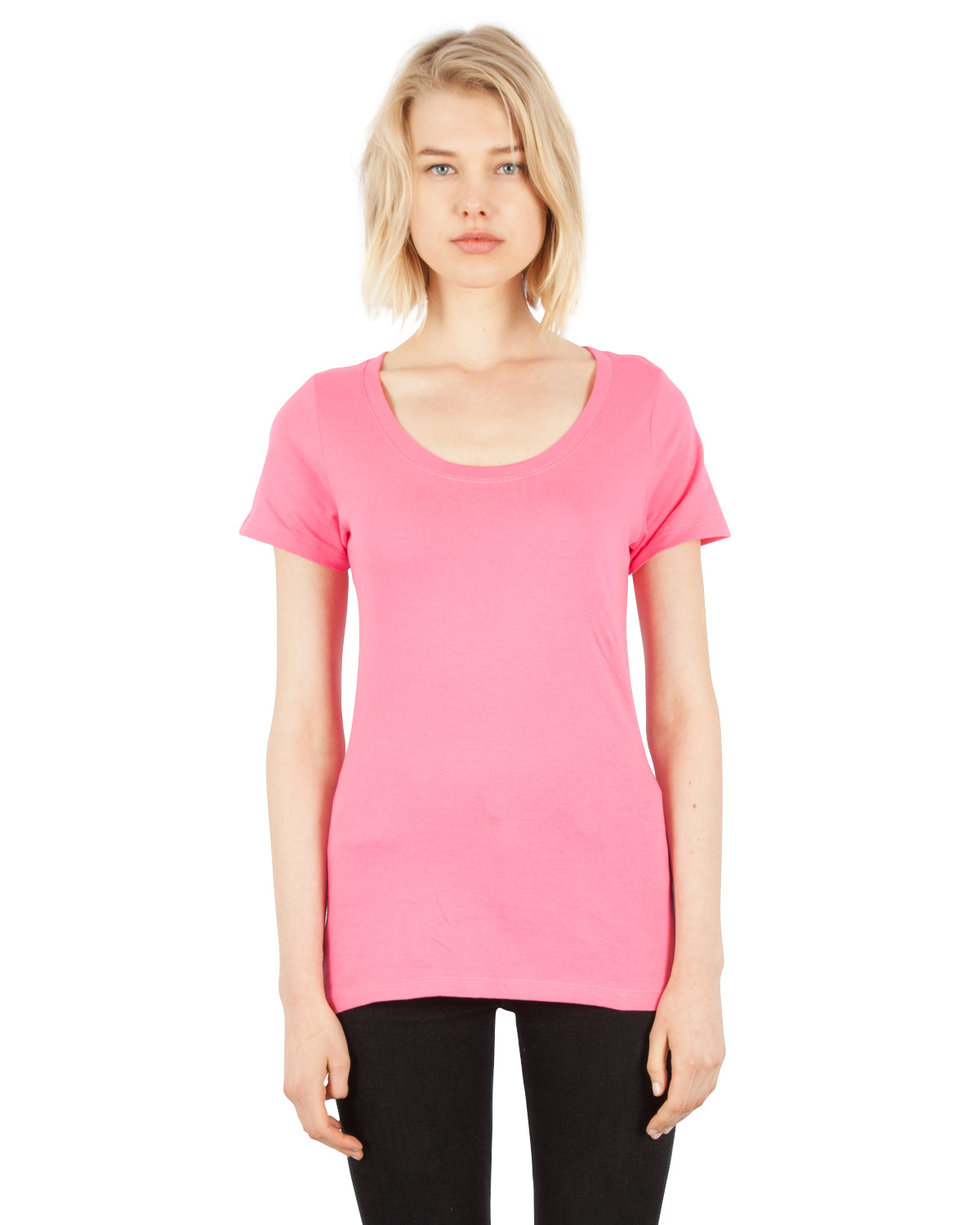 1030 Combed Cotton Scoop Neck