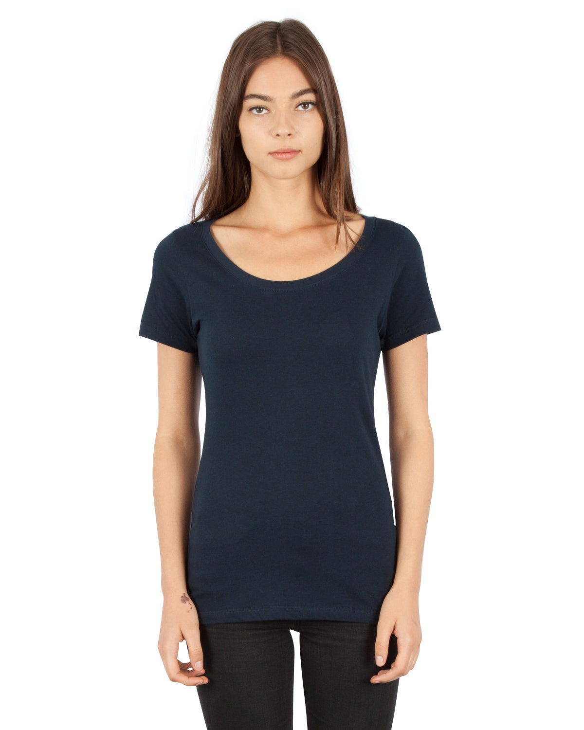 1030 Combed Cotton Scoop Neck