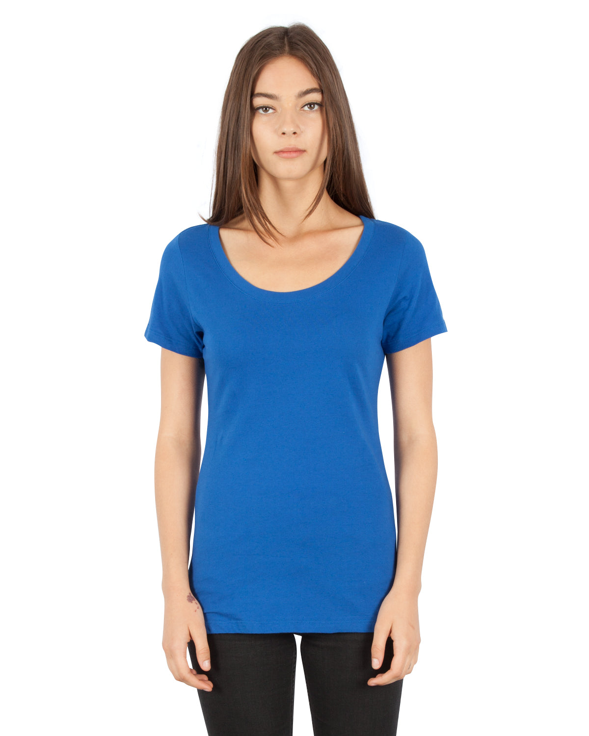 1030 Combed Cotton Scoop Neck