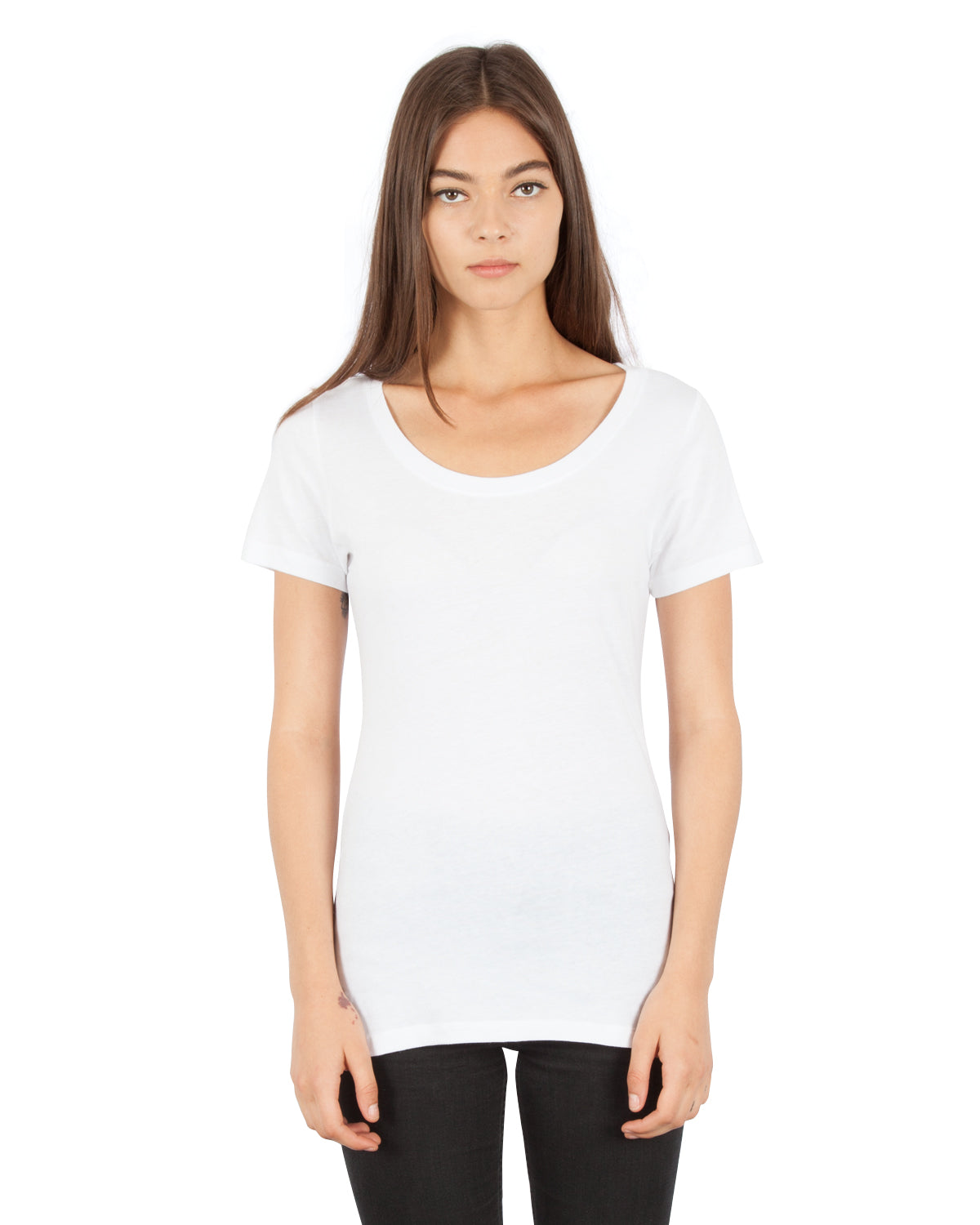 1030 Combed Cotton Scoop Neck