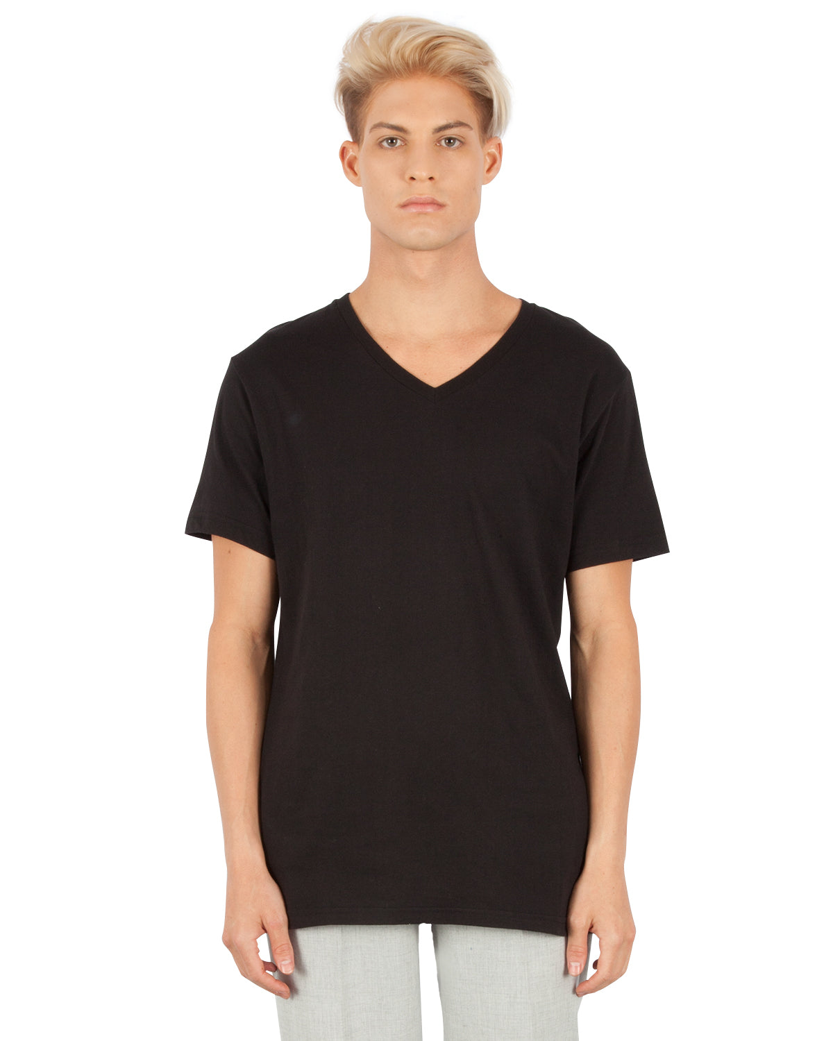 1320 Combed Cotton V-Neck