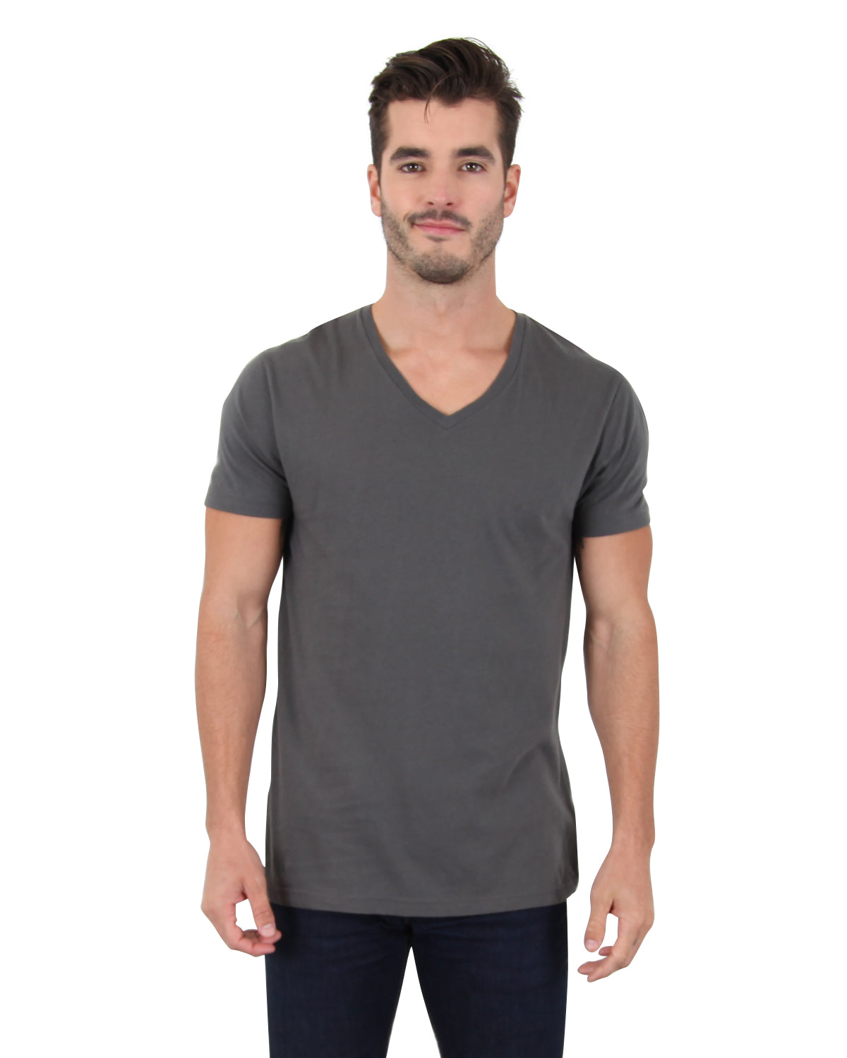 1320 Combed Cotton V-Neck