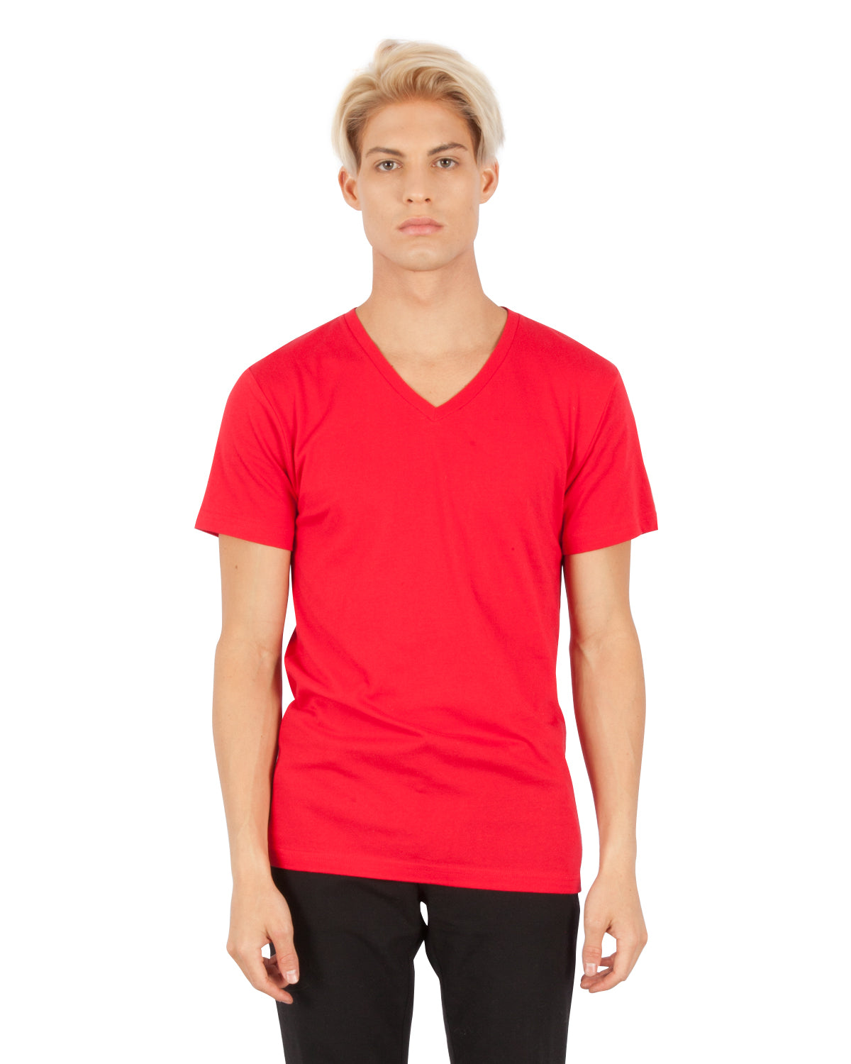 1320 Combed Cotton V-Neck