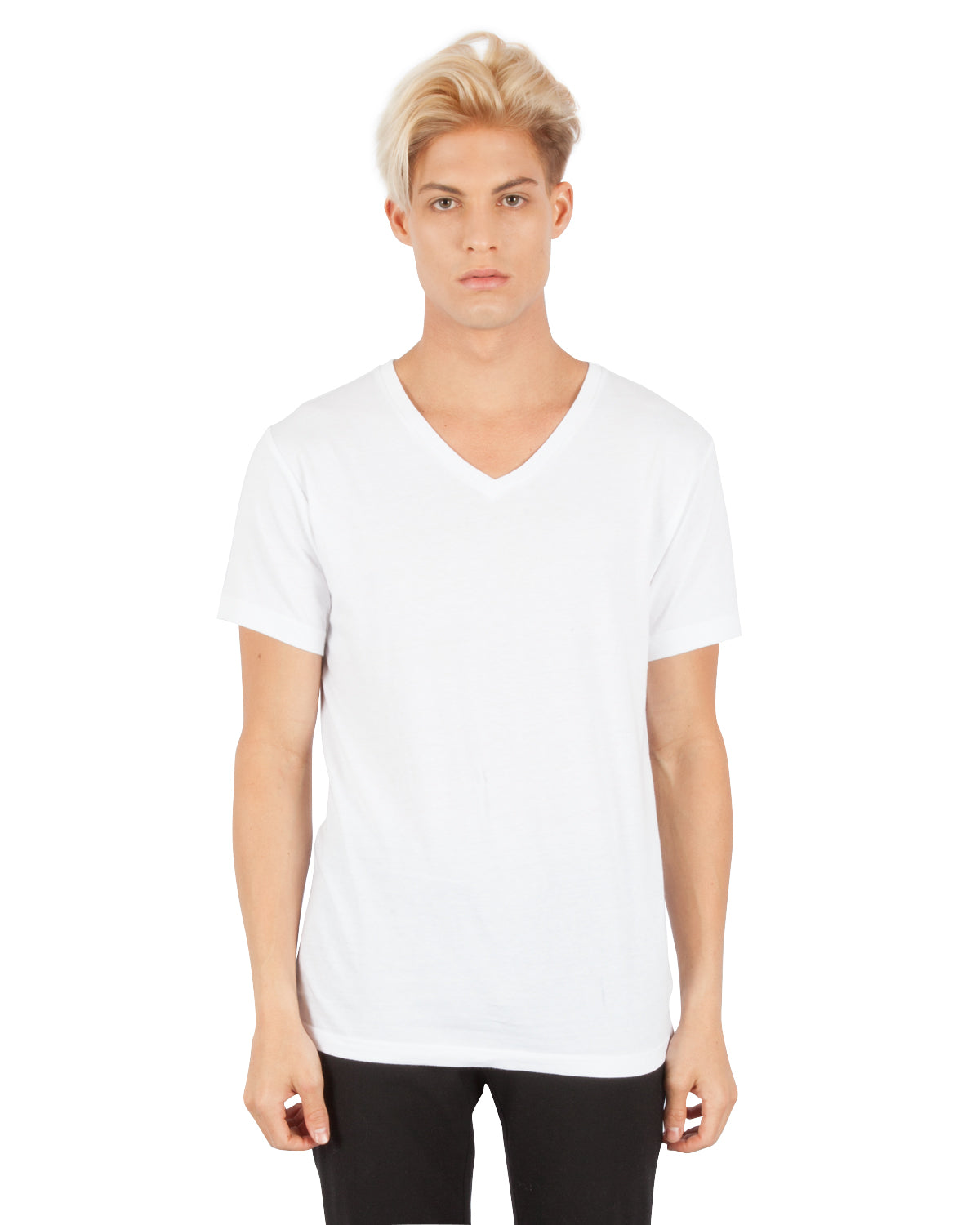 1320 Combed Cotton V-Neck